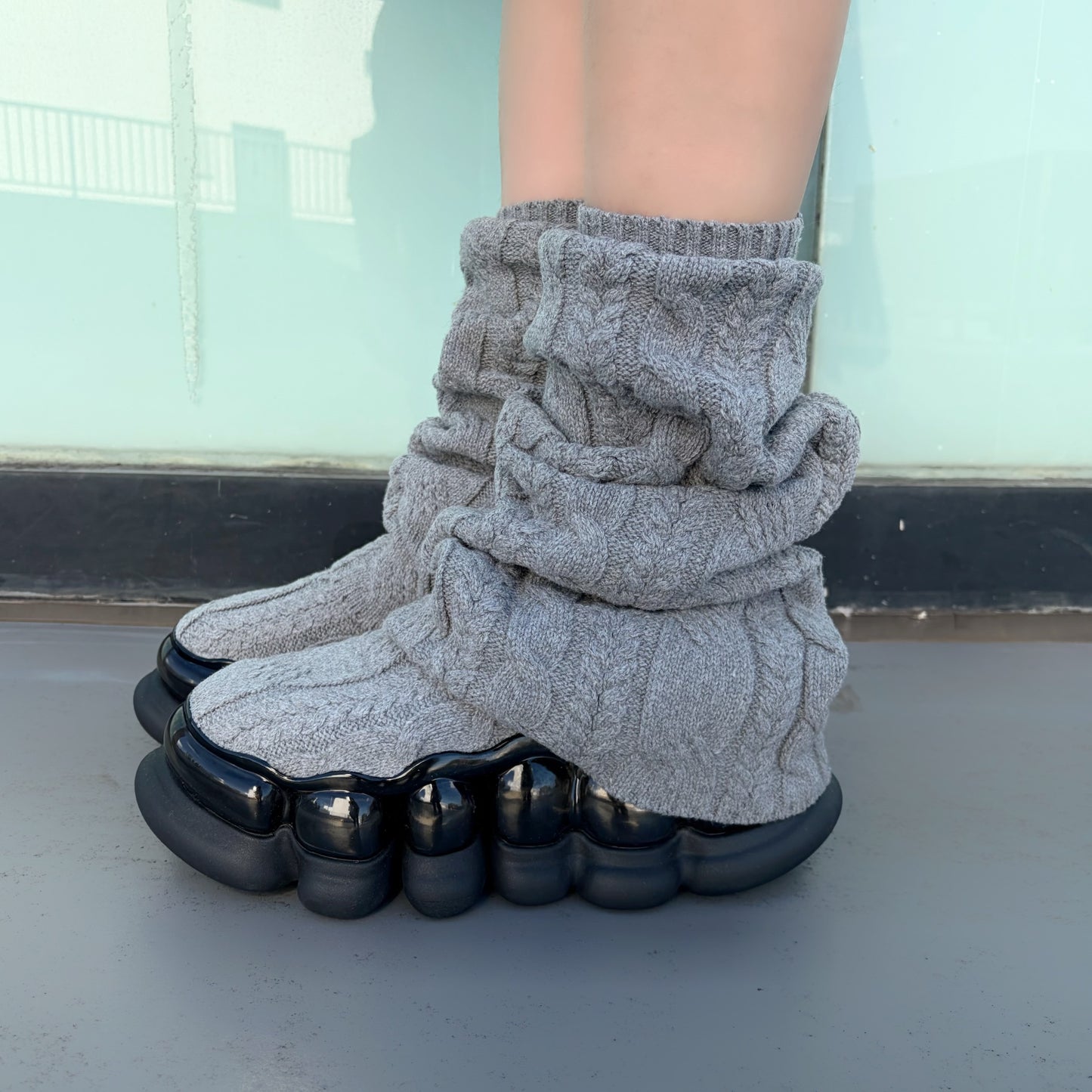 JEWELRY ARK LOOSE SOCKS / GRAY / ルーズソックスシューズ
