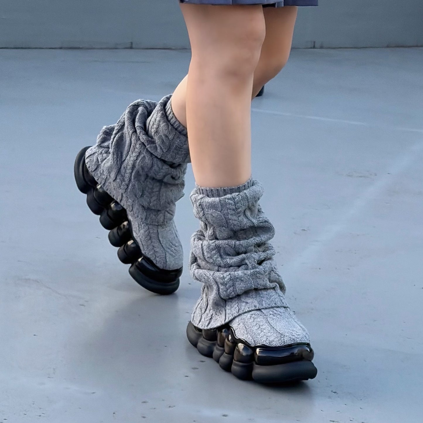 JEWELRY ARK LOOSE SOCKS / GRAY / ルーズソックスシューズ