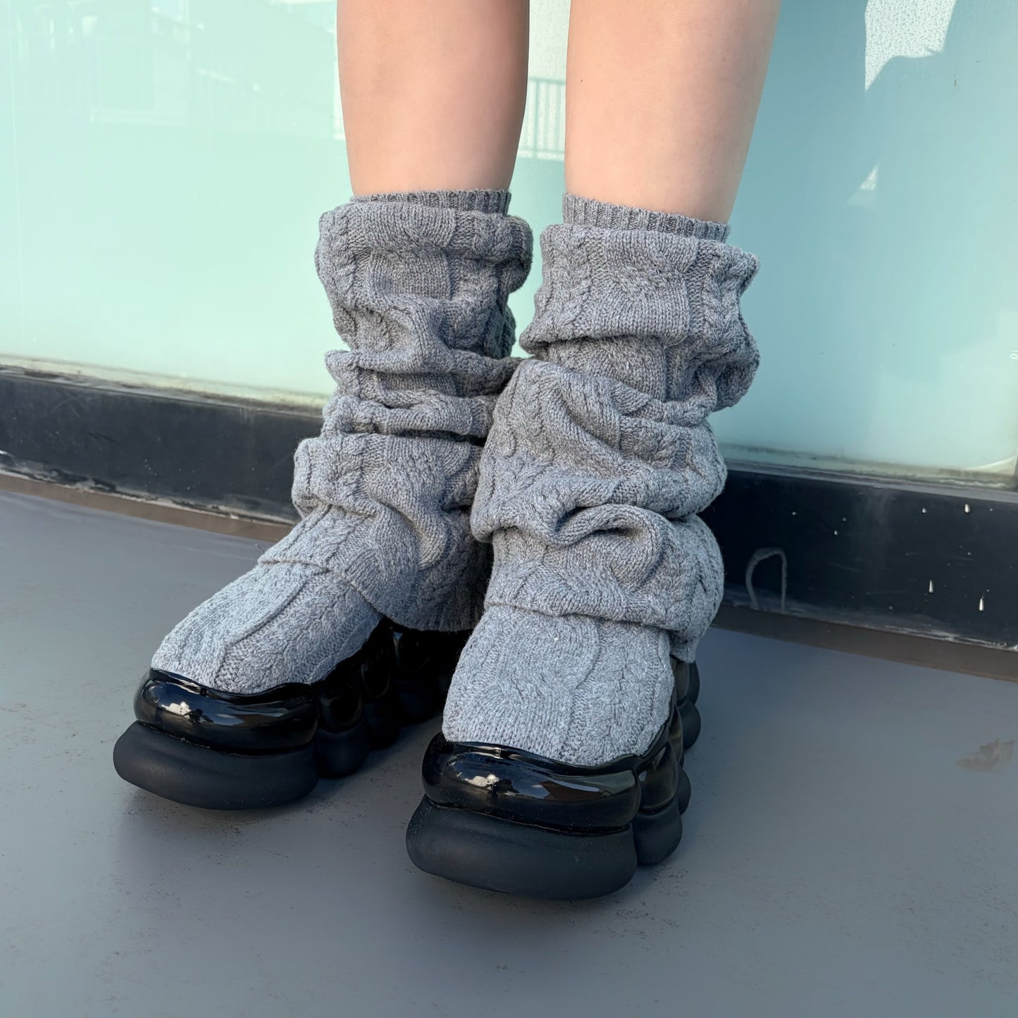 JEWELRY ARK LOOSE SOCKS / GRAY / ルーズソックスシューズ
