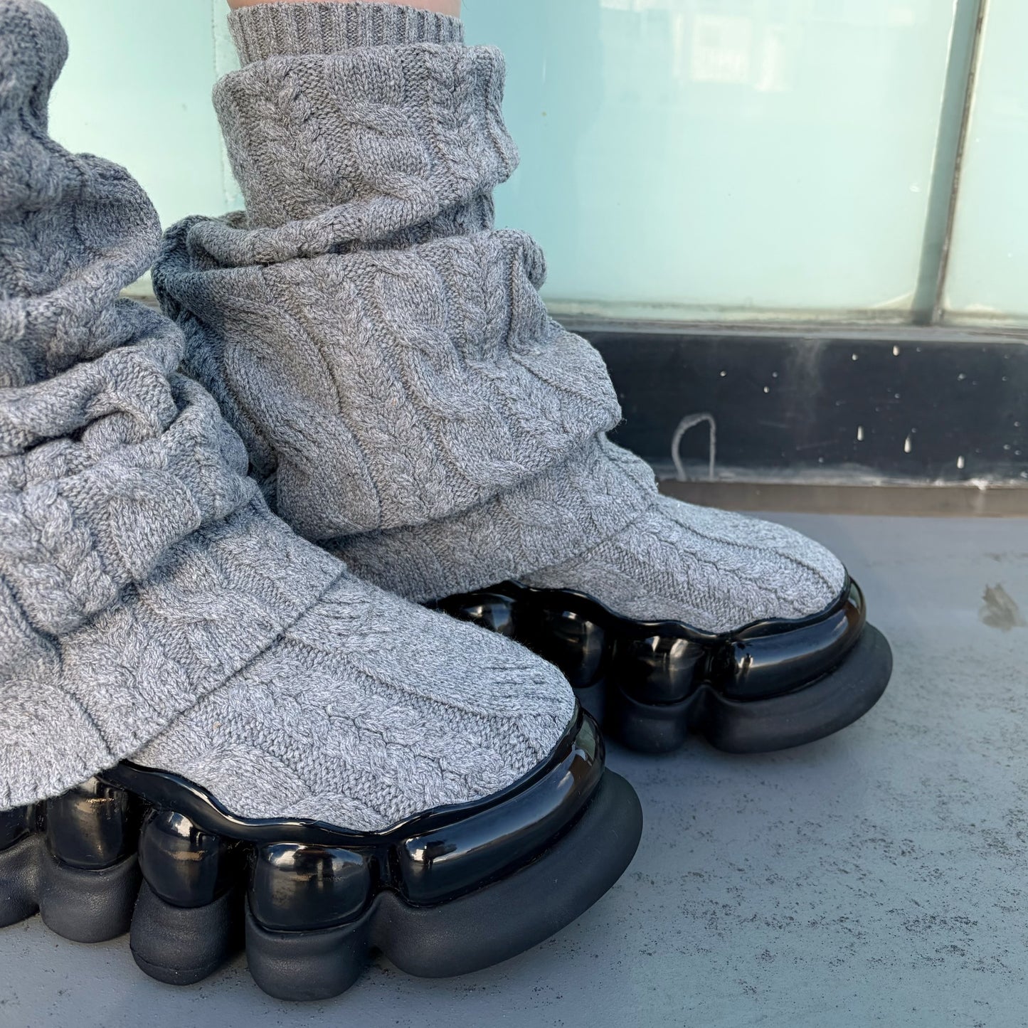 JEWELRY ARK LOOSE SOCKS / GRAY / ルーズソックスシューズ