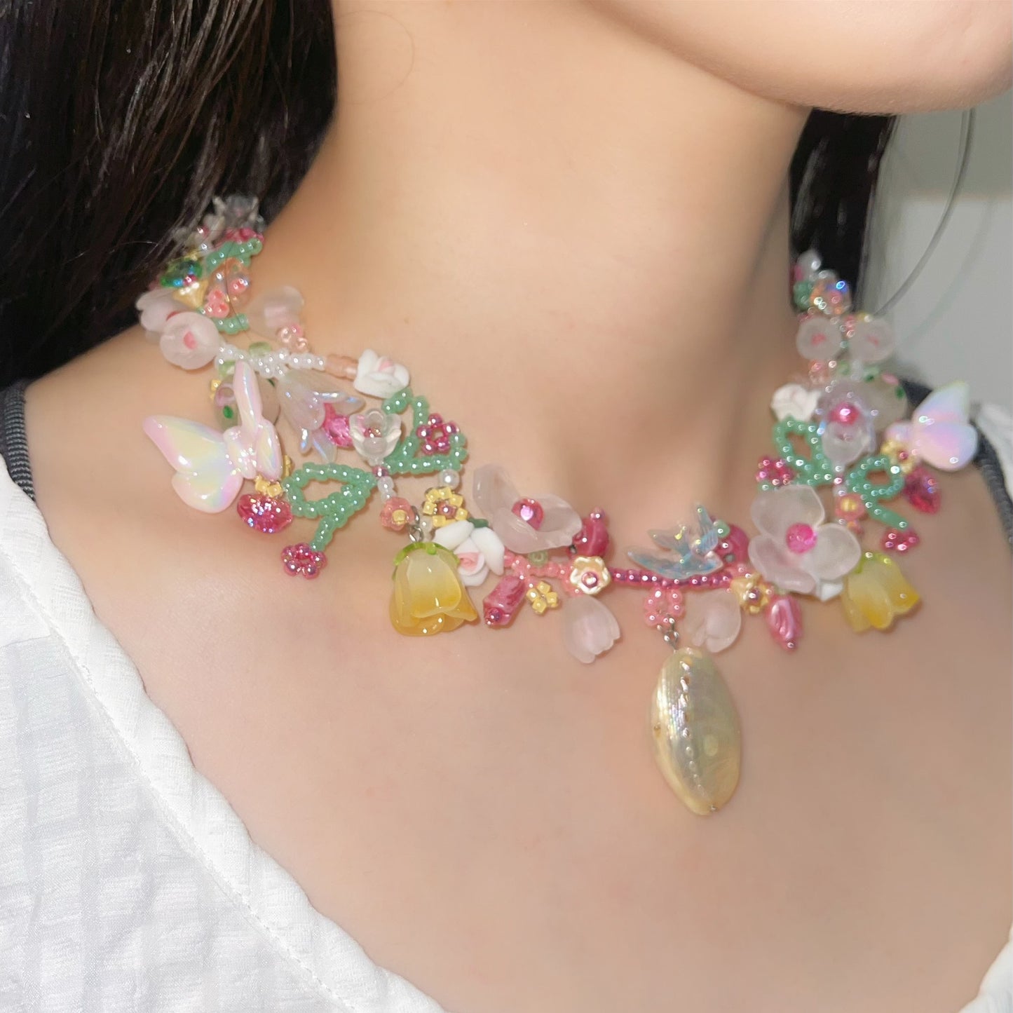 Colette Rose / チャームネックレス