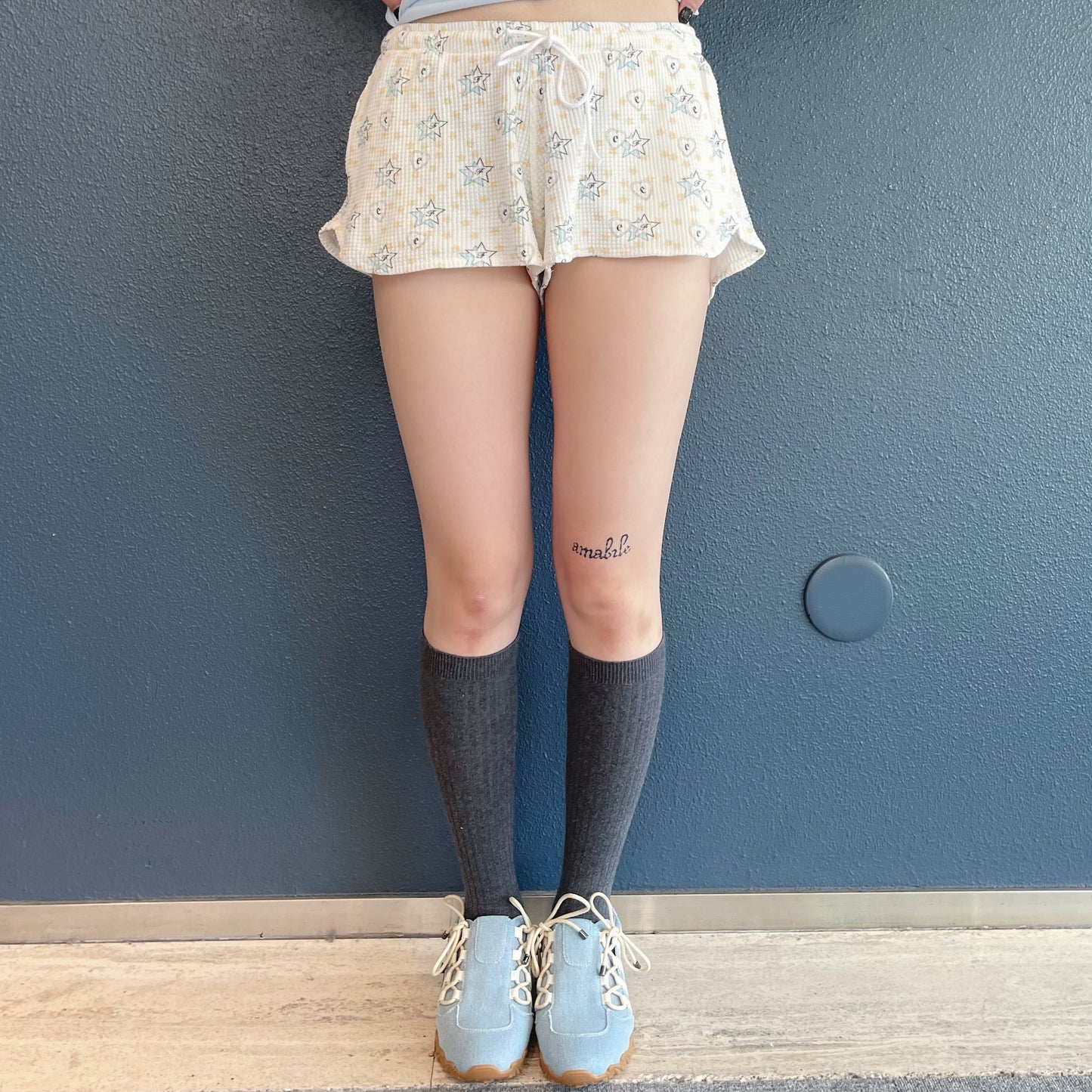 [F.E.E.S] cozy waffle shorts / サーマルショーツ