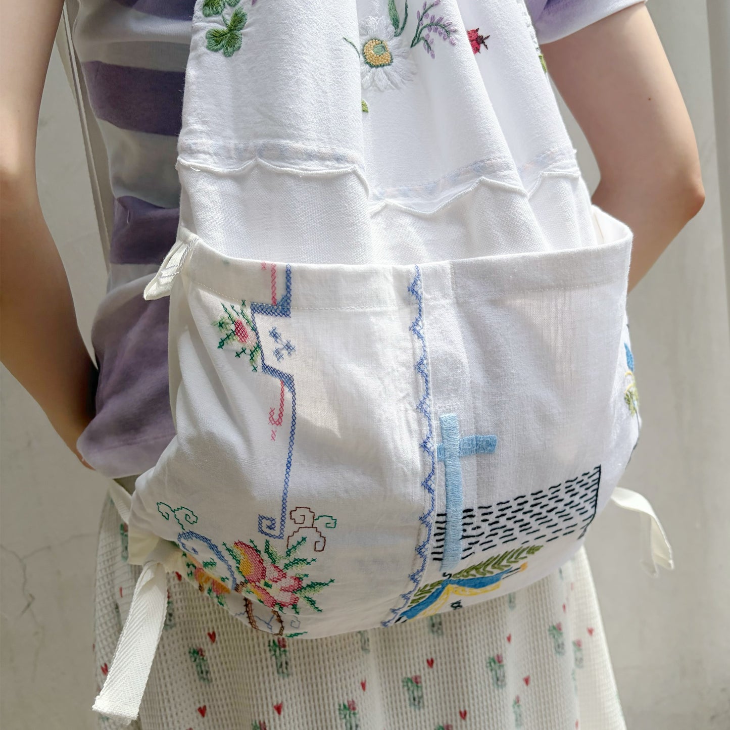 TABLECLOTH drawstring backpack / テーブルクロスバックパック