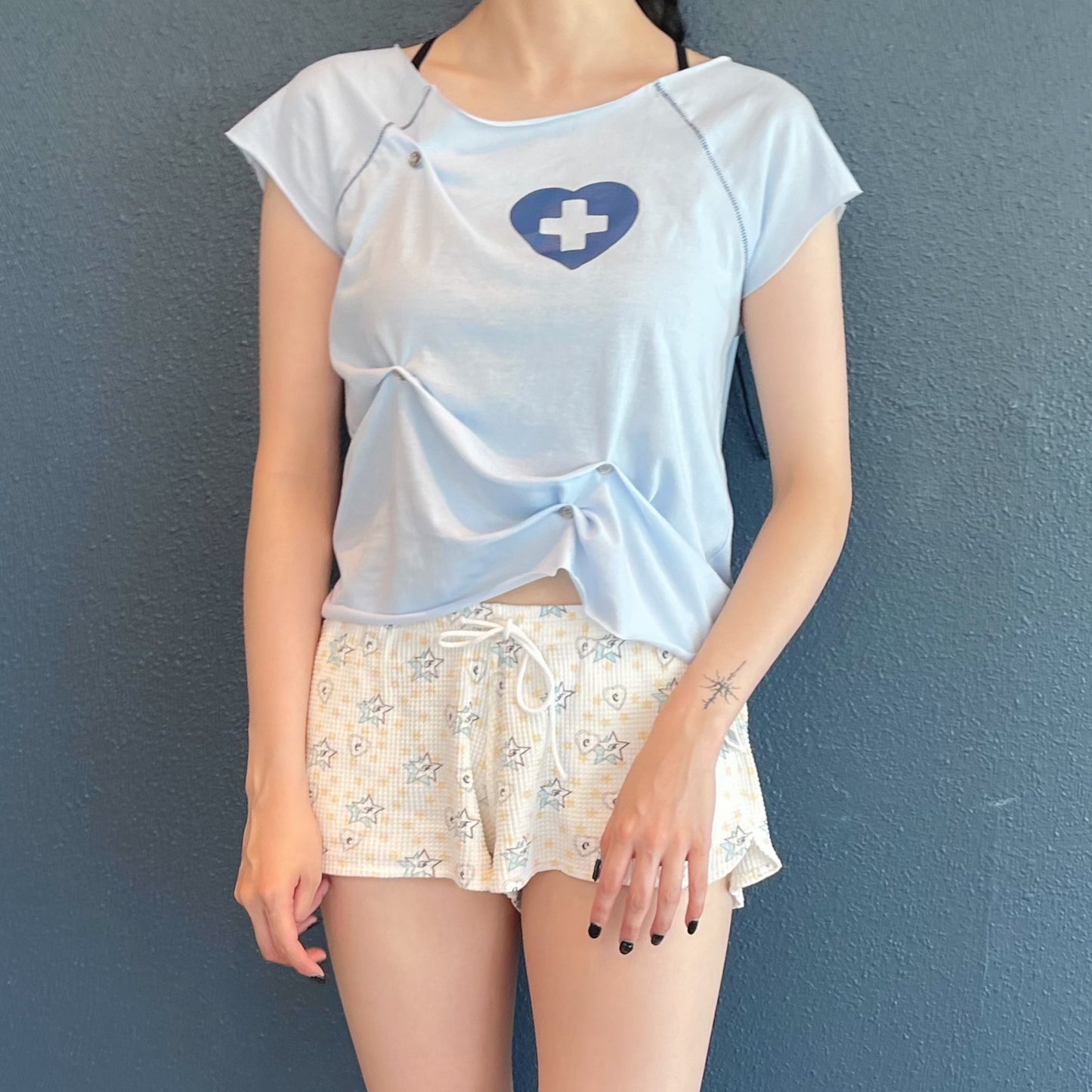 [F.E.E.S] cozy waffle shorts / サーマルショーツ