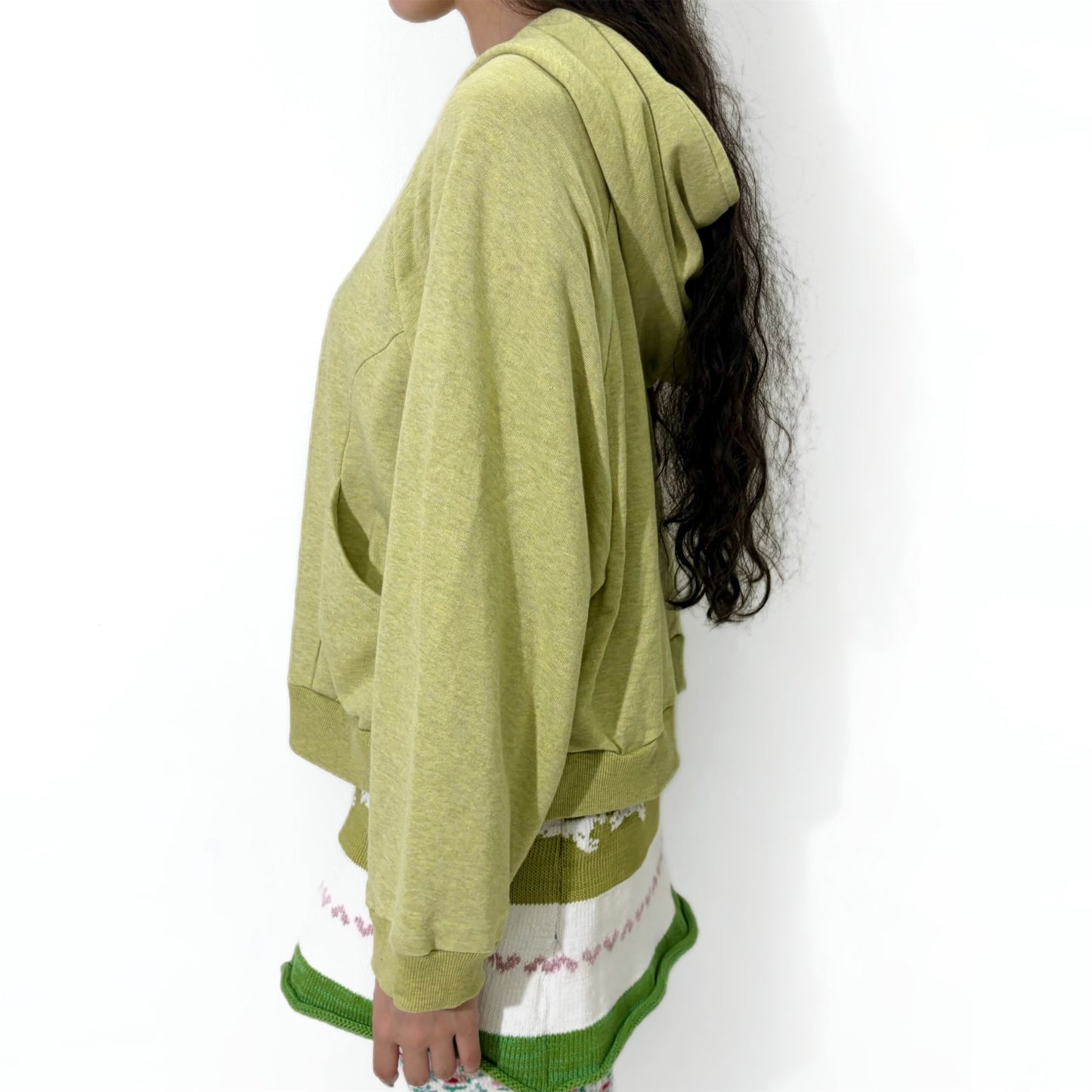 Zip hoodie / Green / ジップフーディー