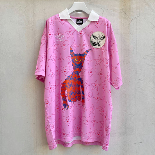 GAME SHIRT UMBRO COLLABORATION / PINK / グラフィックゲームシャツ