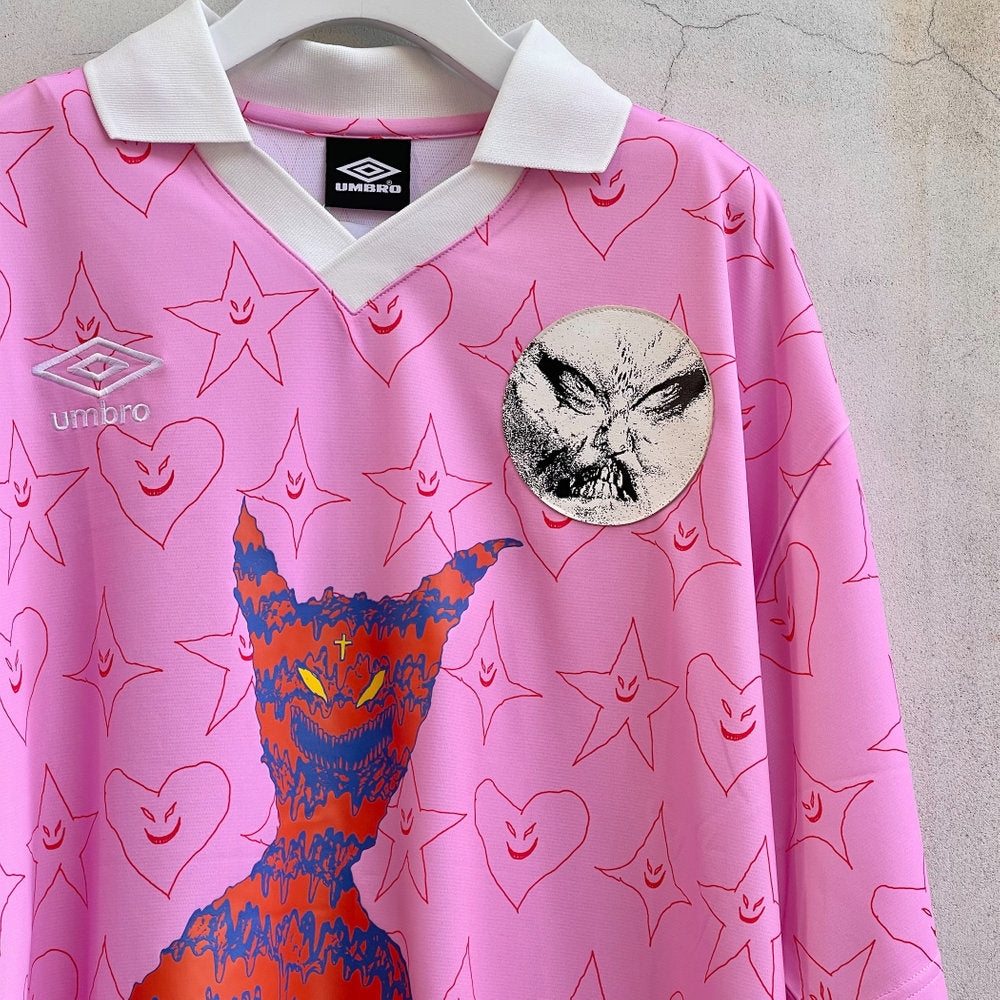 GAME SHIRT UMBRO COLLABORATION / PINK / グラフィックゲームシャツ