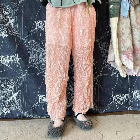 Shrink Trousers / Pink / シュリンクパンツ