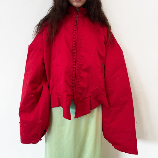 BIG DOUBLET BLOUSON / RED / オーバーサイズブルゾンジャケット