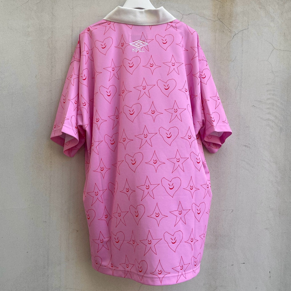 GAME SHIRT UMBRO COLLABORATION / PINK / グラフィックゲームシャツ