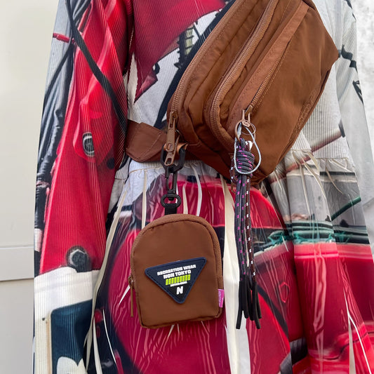 2WAY WAIST POUCH / BROWN / 2WAYウエストポーチ