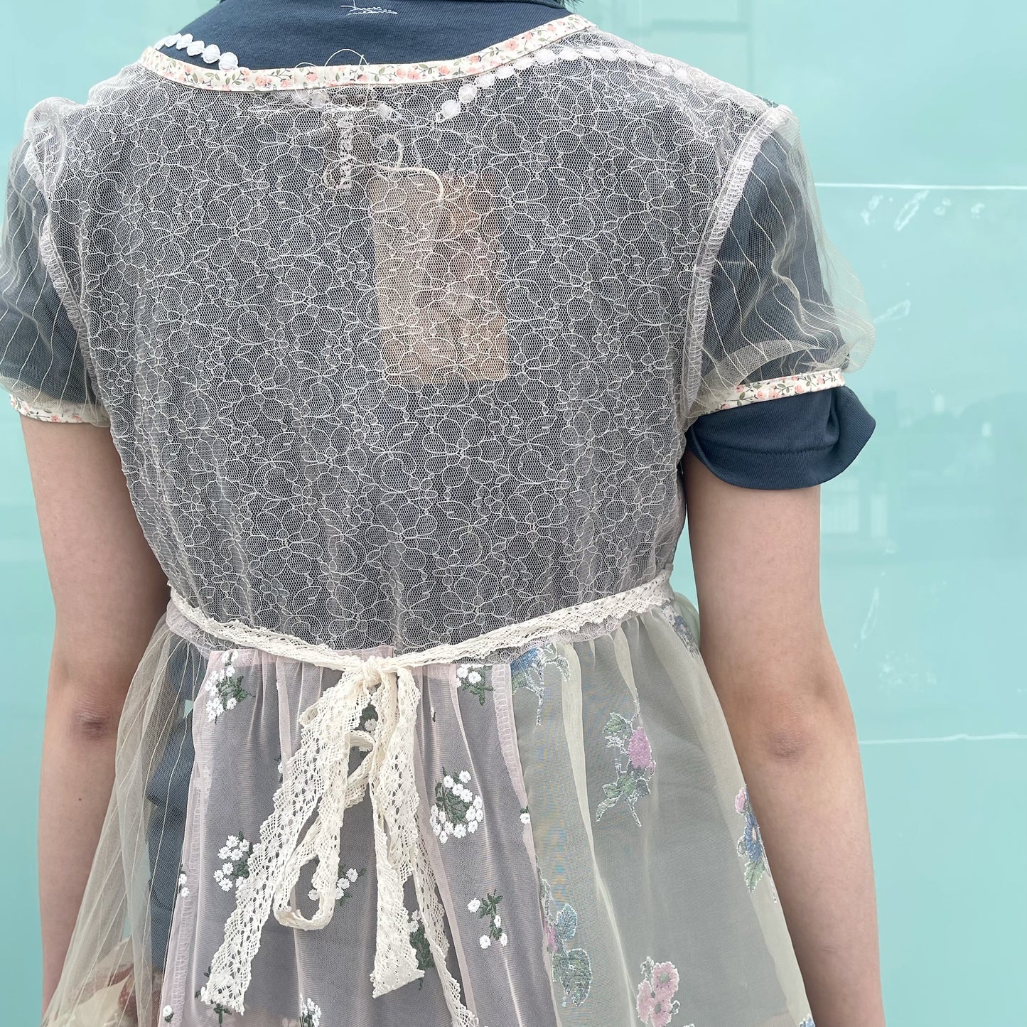 Asymmetry dress / Lace / アシンメトリードレス