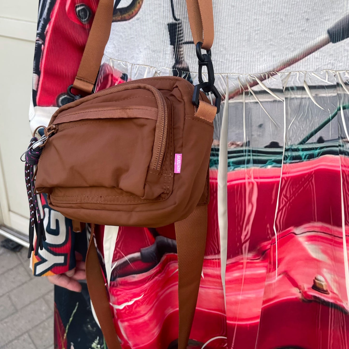 2WAY WAIST POUCH / BROWN / 2WAYウエストポーチ