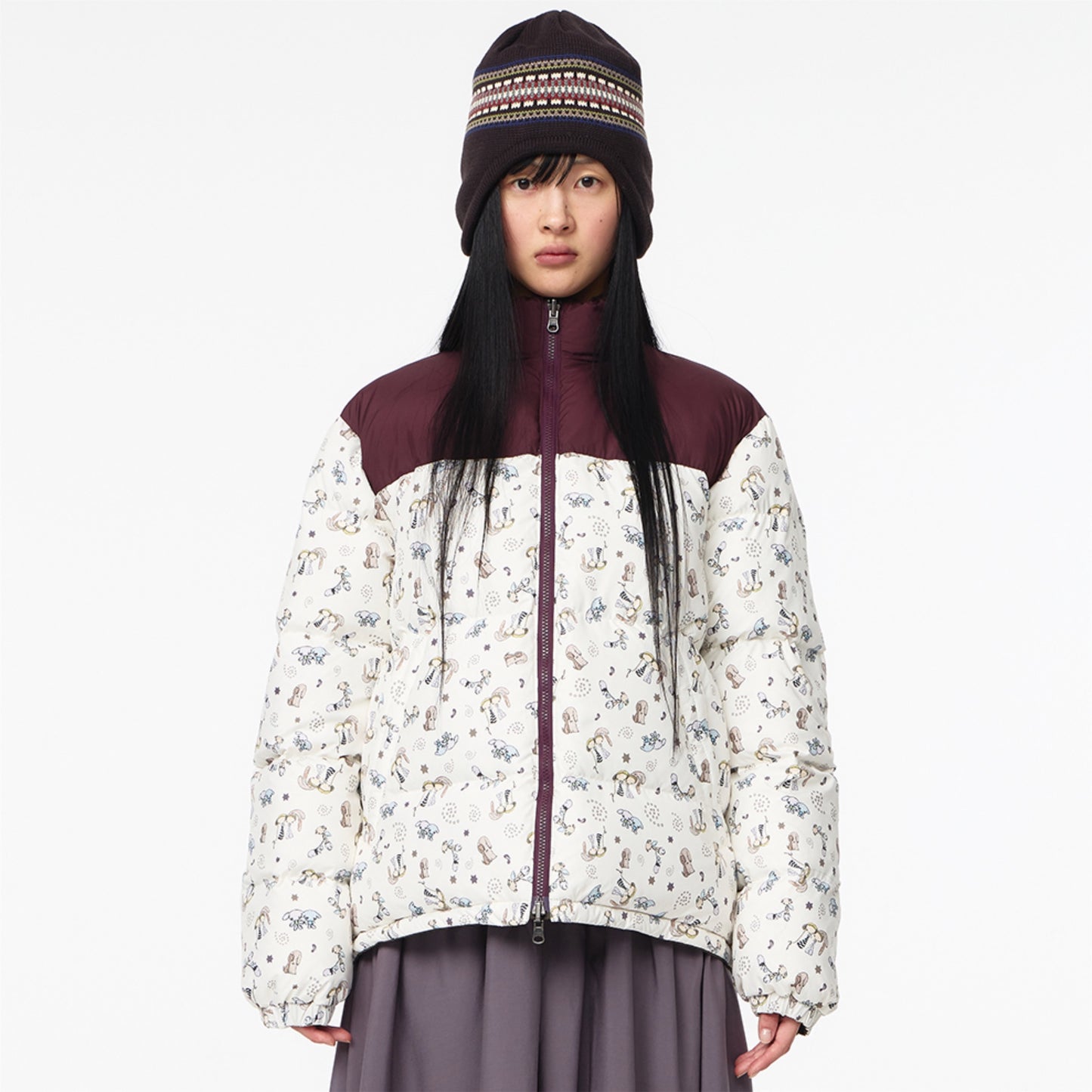 REVERSIBLE DOWN JACKET / KHAKI / リバーシブルダウンジャケット