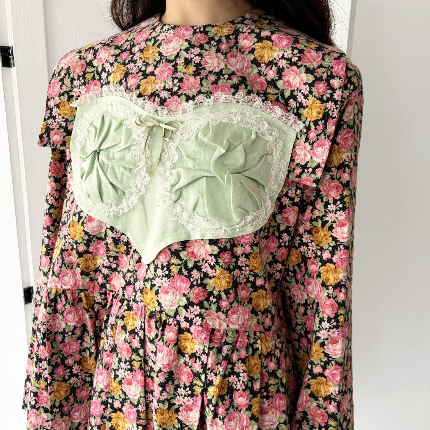 RIRI DRESS FLOWER / RED / ランジェリードレス