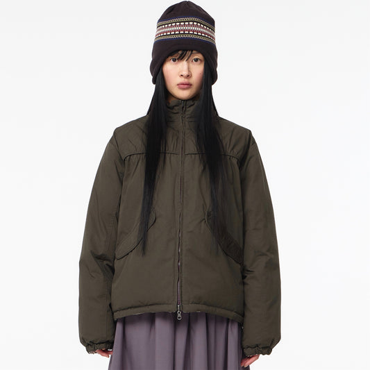REVERSIBLE DOWN JACKET / KHAKI / リバーシブルダウンジャケット