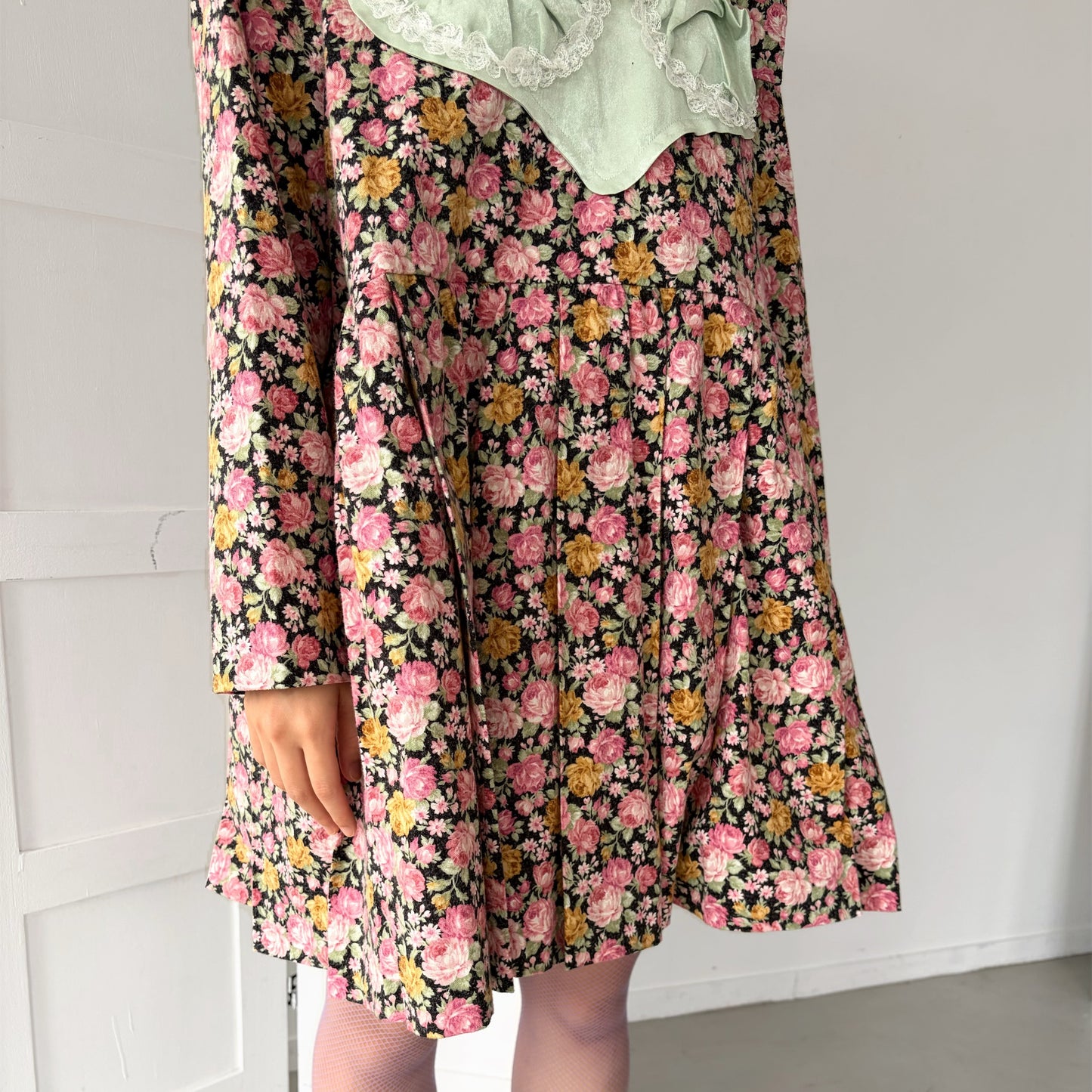 RIRI DRESS FLOWER / RED / ランジェリードレス