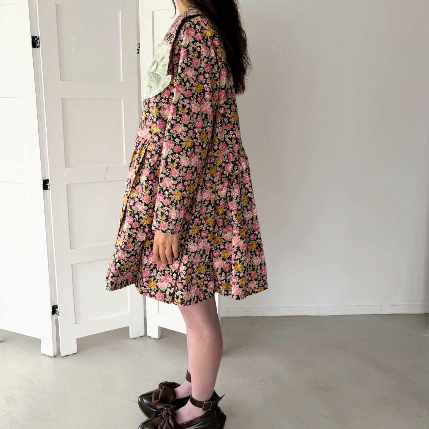 RIRI DRESS FLOWER / RED / ランジェリードレス