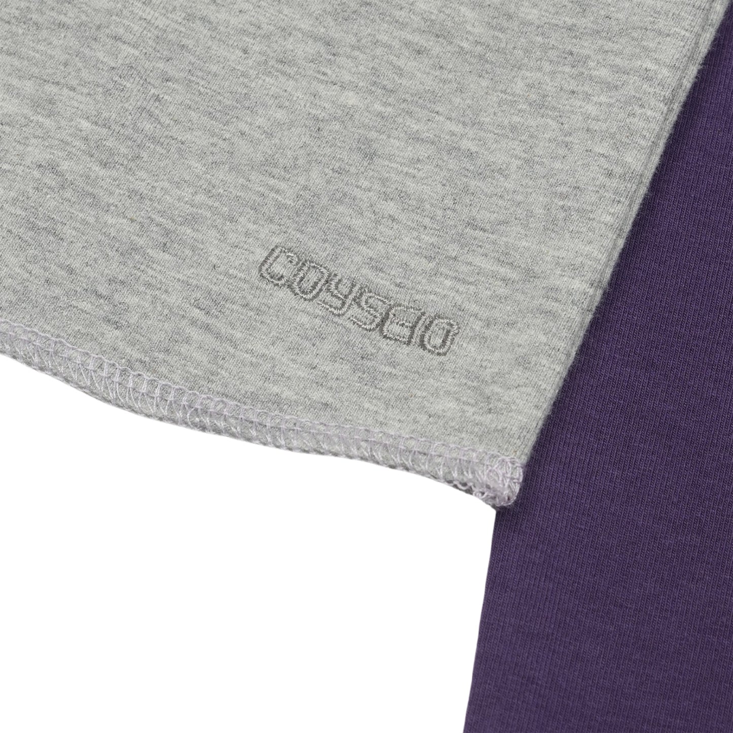 CUT-OFF RAGLAN LONG SLEEVE / PURPLE / カットオフラグランロングスリーブTシャツ