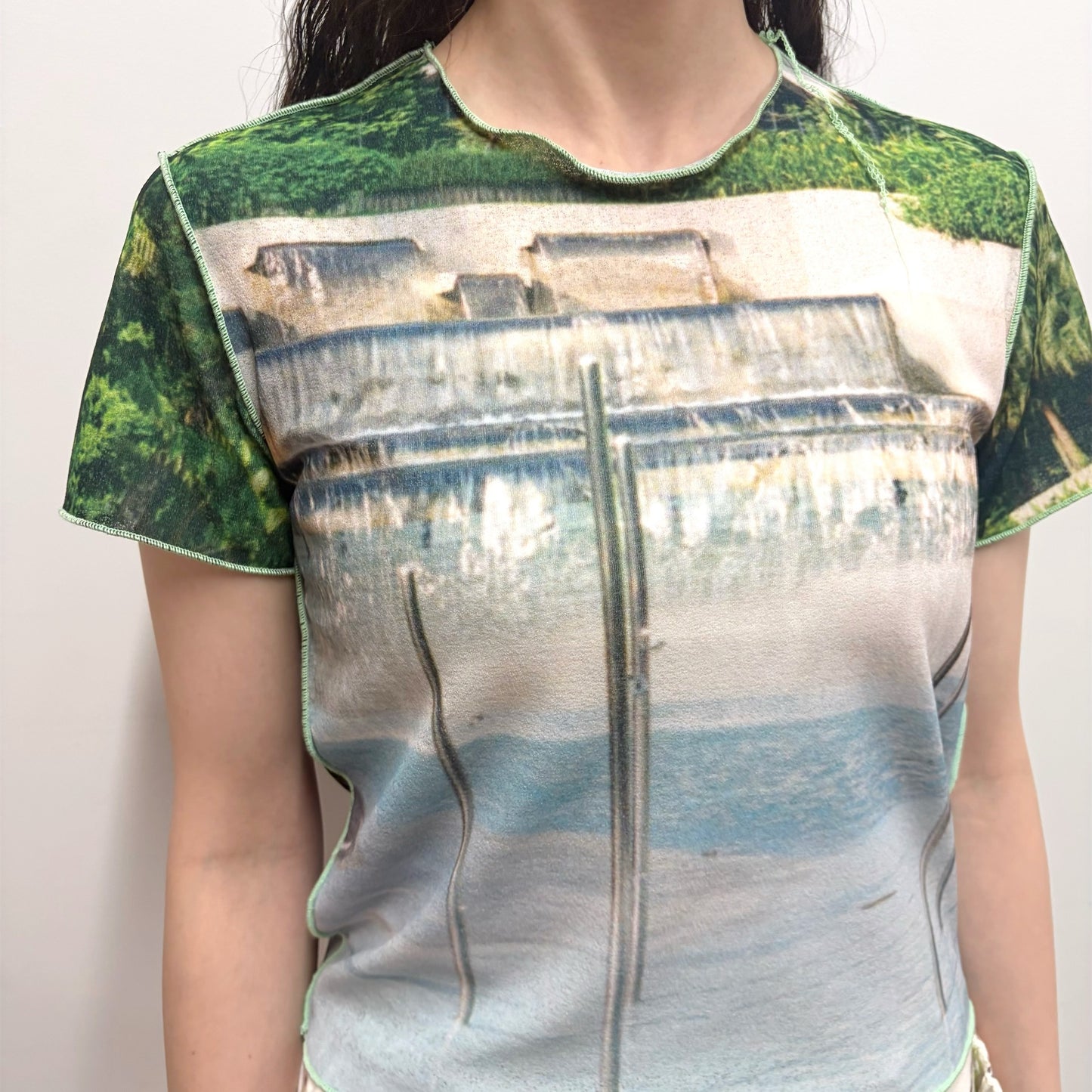 print top / pool / プリントトップ