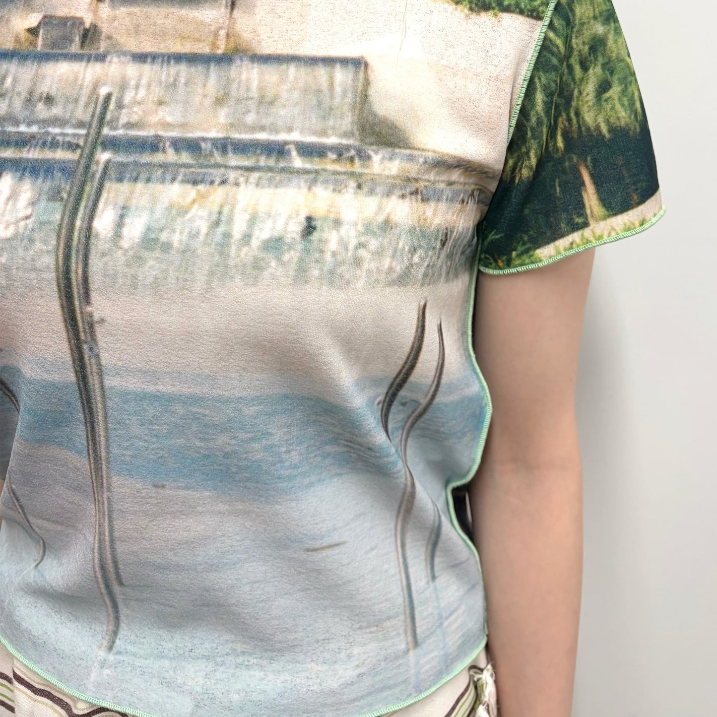 print top / pool / プリントトップ