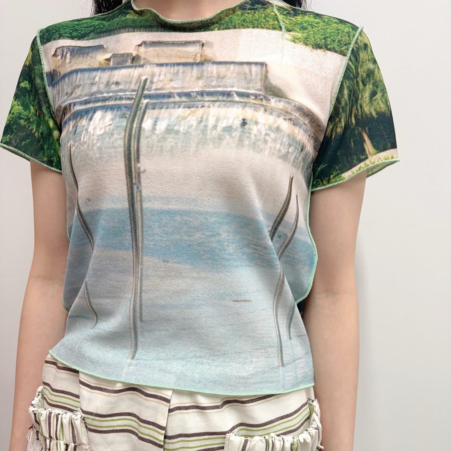 print top / pool / プリントトップ