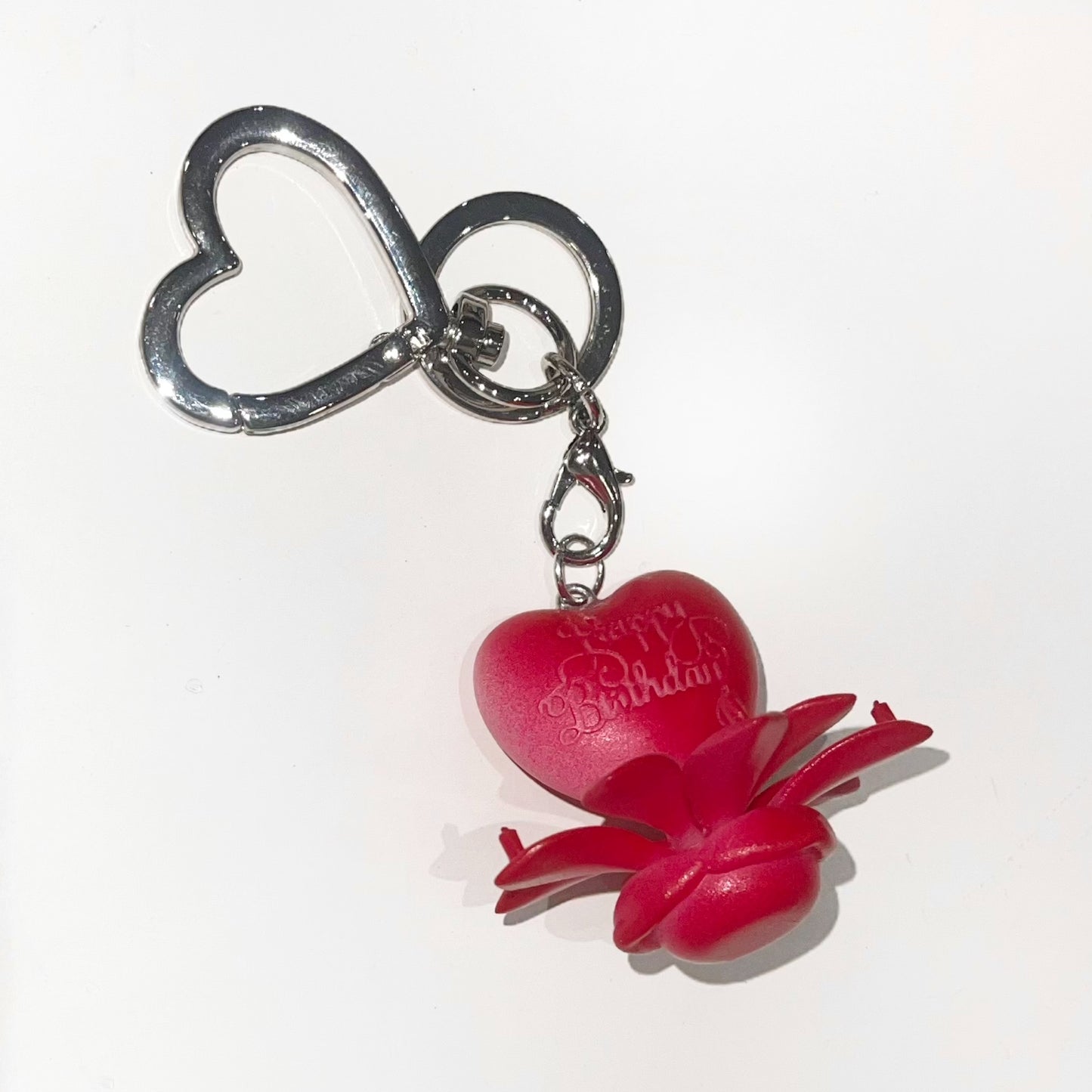 HBD Candle Keychain / red / キーリング