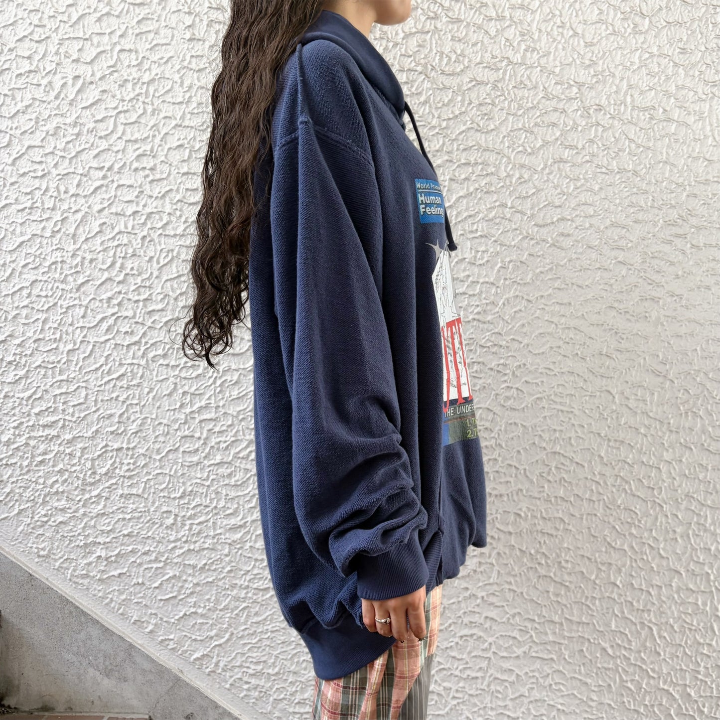 【SHEEP LIMITED】POTENTIAL INSIDE-OUT REVERSIBLE HOODIE FOR SHEEP / NAVY / グラフィックフーディー