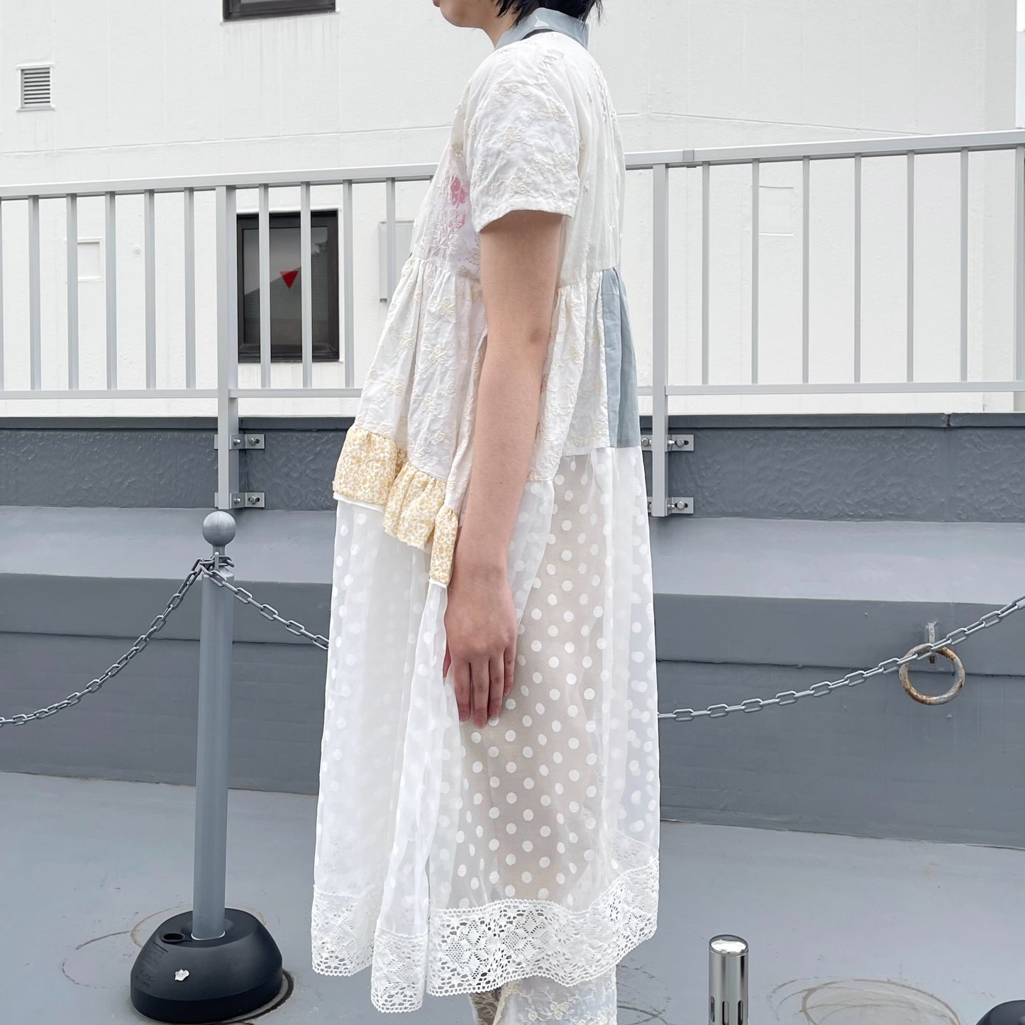 Doll dress / White Mix / ドールドレス