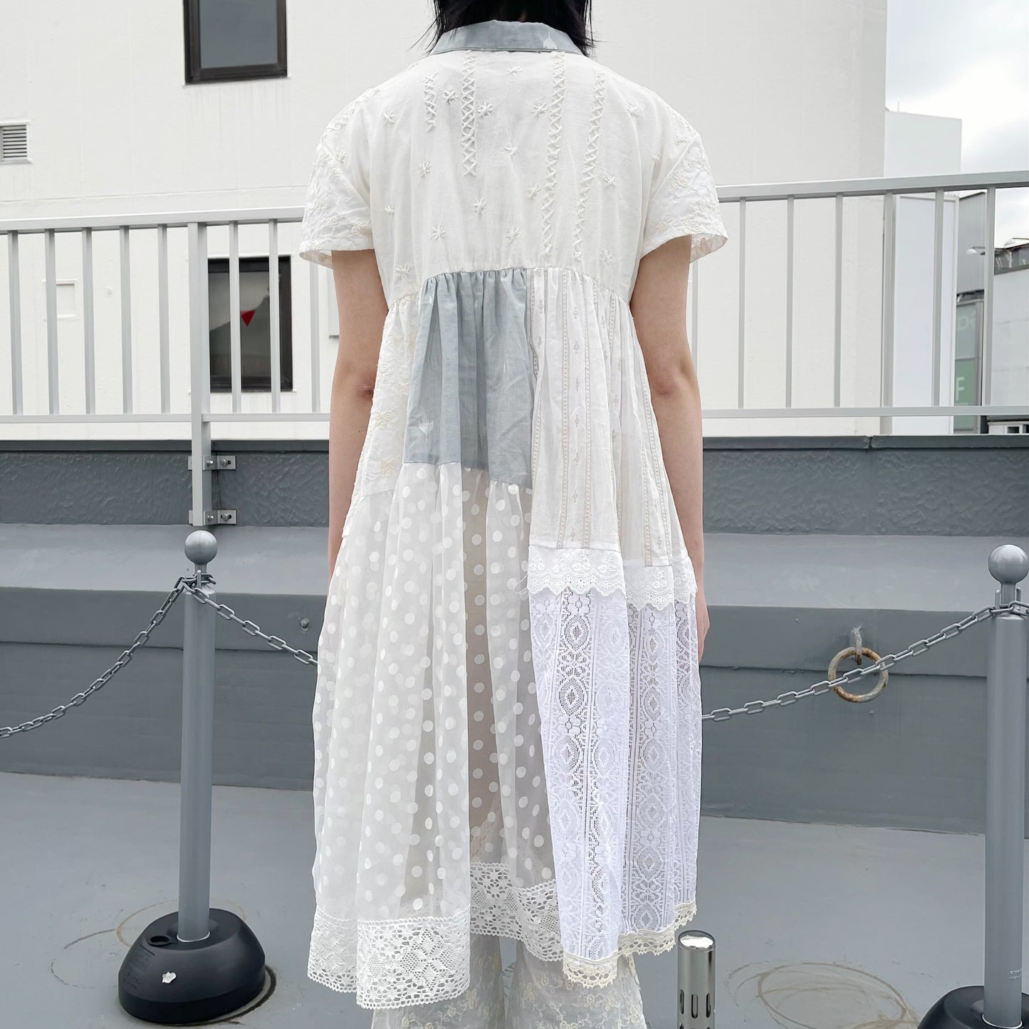 Doll dress / White Mix / ドールドレス