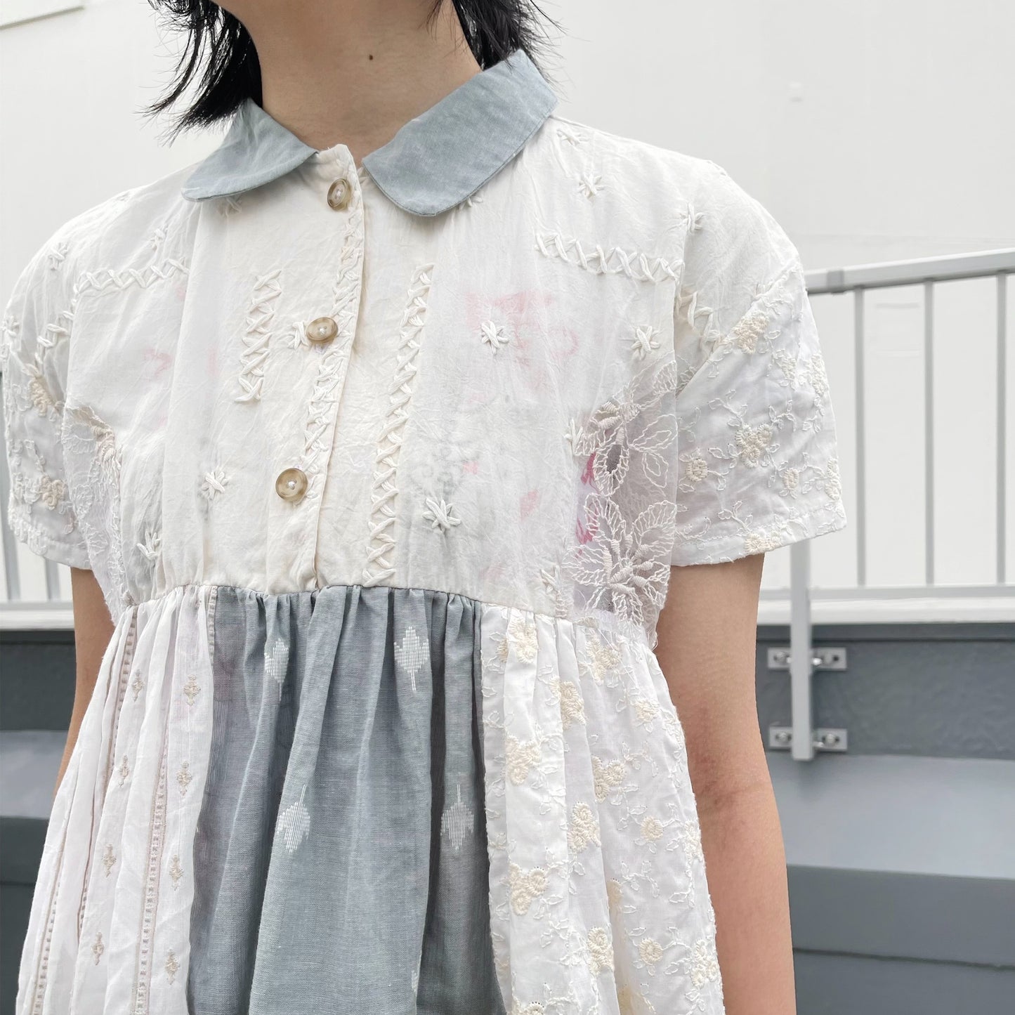 Doll dress / White Mix / ドールドレス