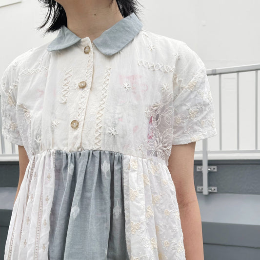 Doll dress / White Mix / ドールドレス