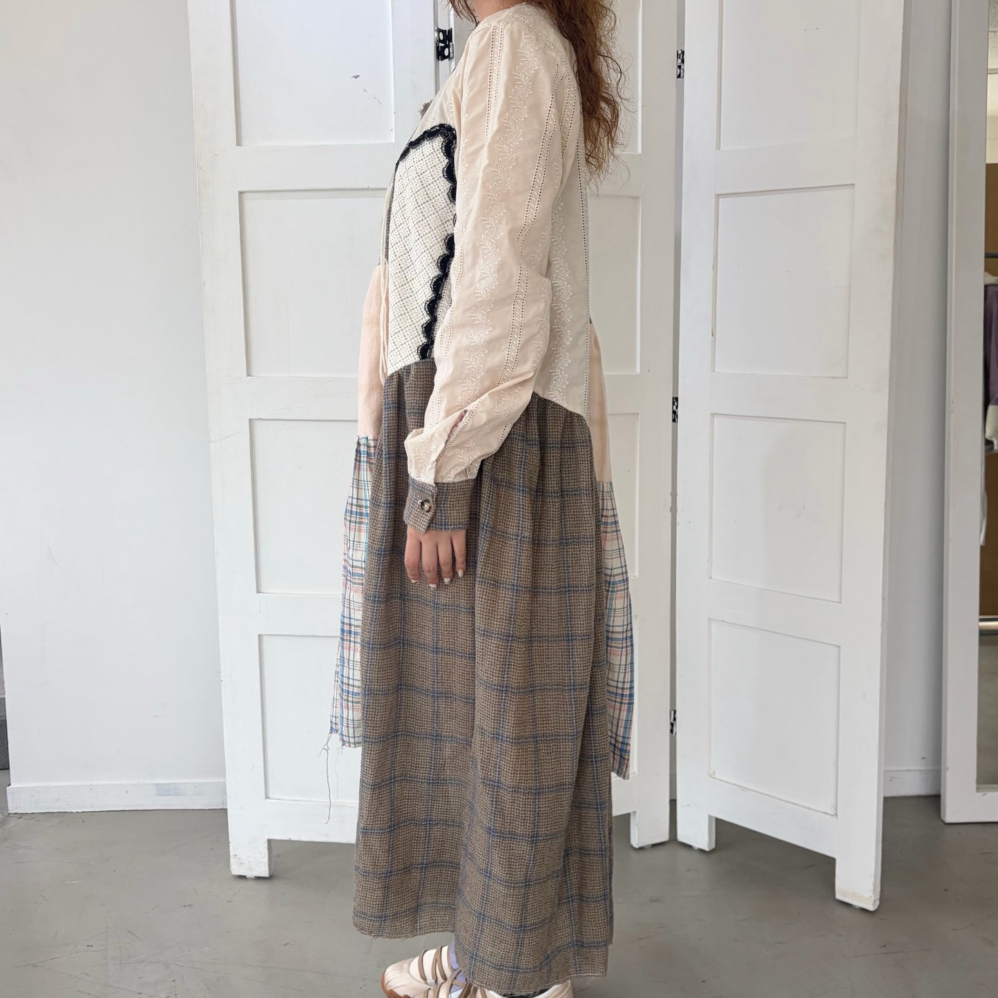 Message dress / Brown Mix / メッセージドレス