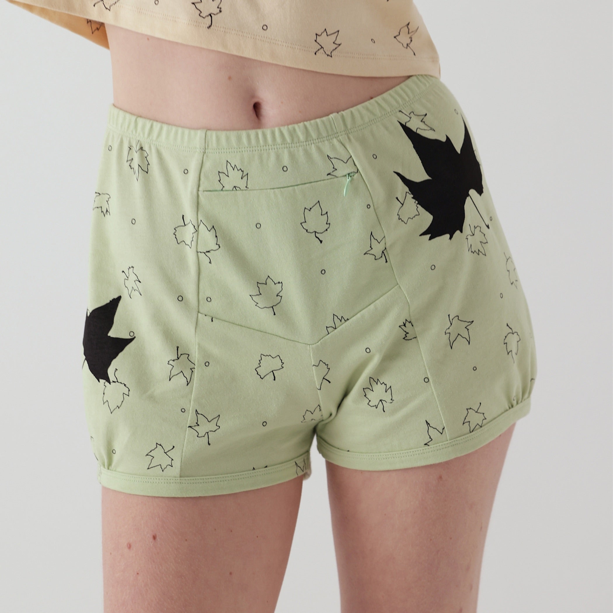 SECRET POCKET GYM SHORTS / MISTY JADE / シークレットポケットジム
