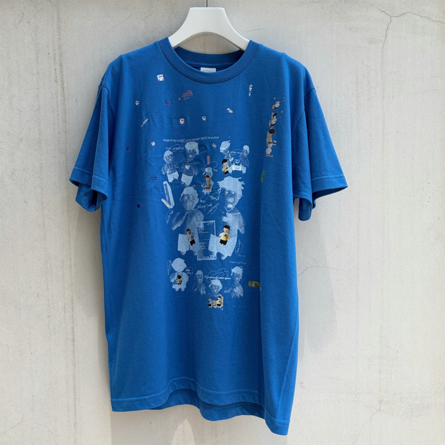 We are 友 T-shirt / Blue / プリントTシャツ