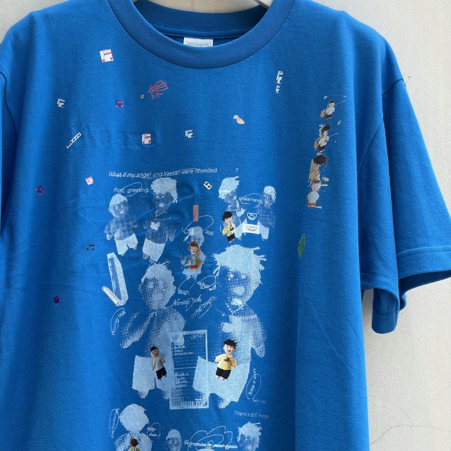 We are 友 T-shirt / Blue / プリントTシャツ