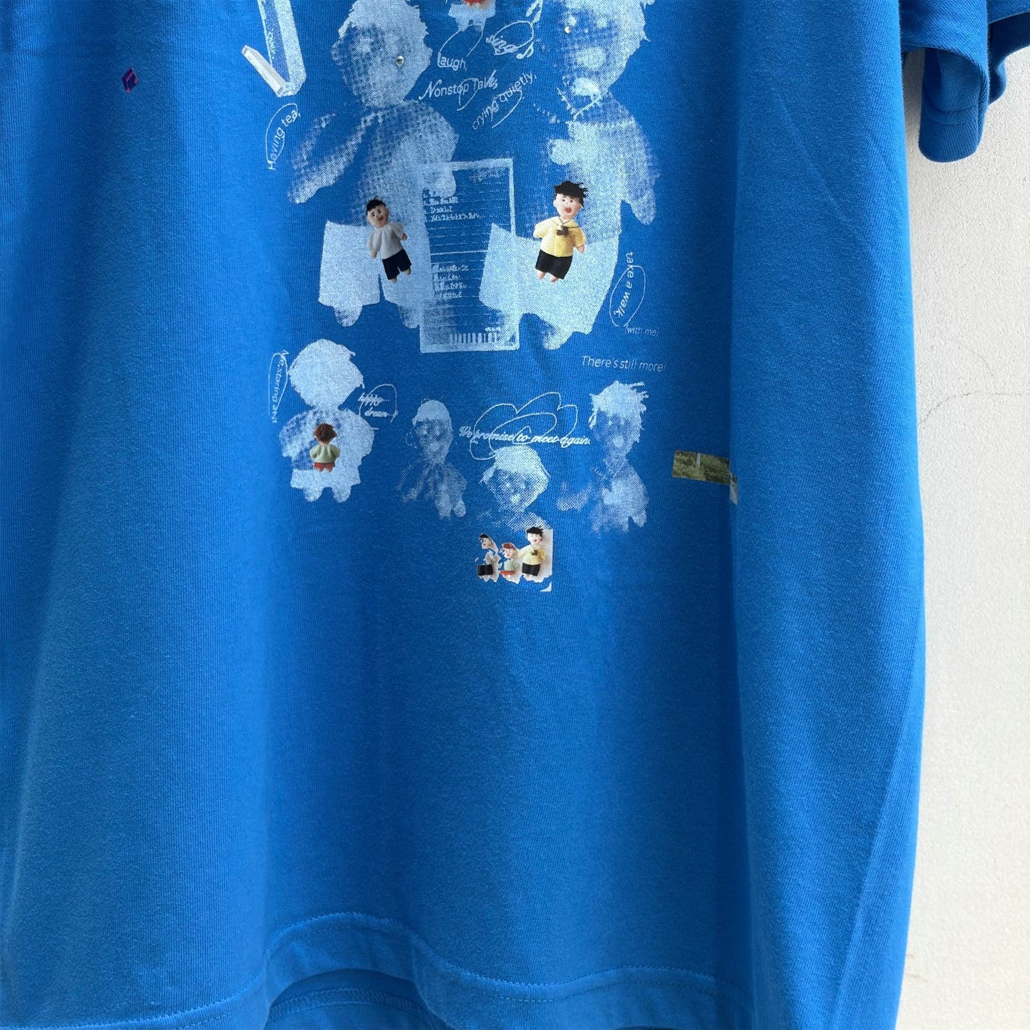 We are 友 T-shirt / Blue / プリントTシャツ