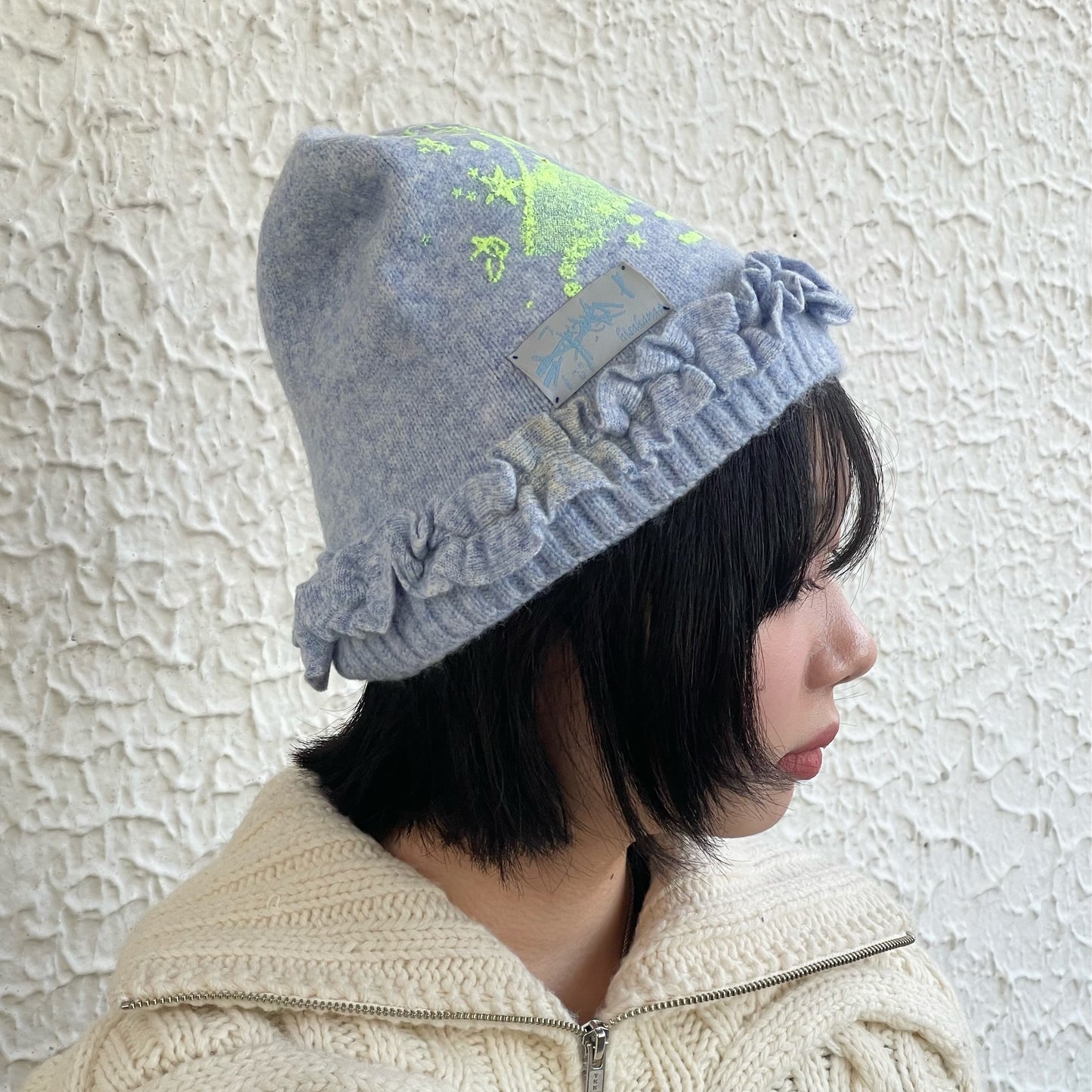 【SHEEP SOUVENIR】sheep vs winter knit cap / blue / ニットキャップ