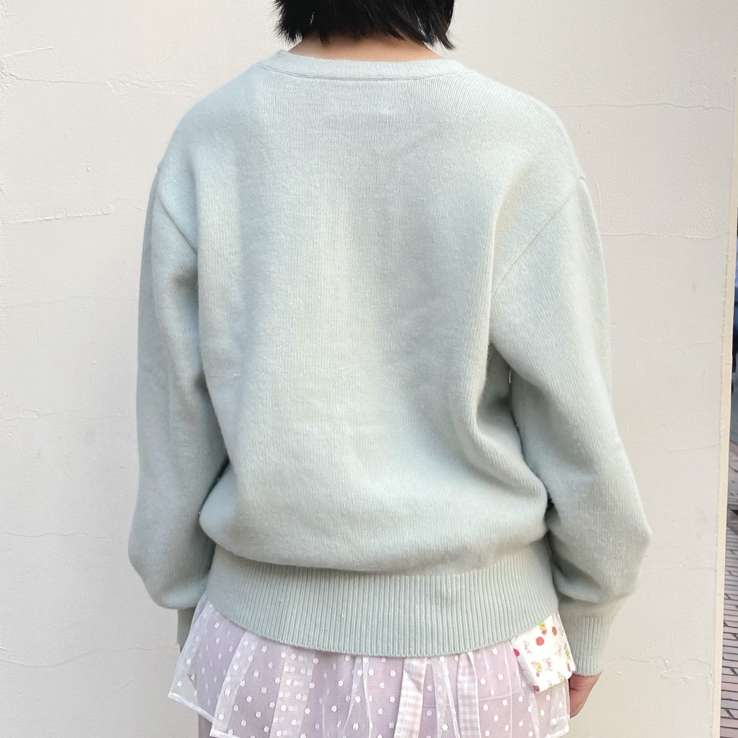 Cassie V-neck Cardigan / Mint / ベイビーキャットカーディガン