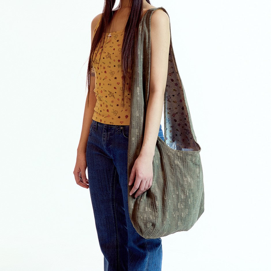 EMA REVERSIBLE CROSS BAG / KHAKI / リバーシブルクロスバッグ / Ema Gasparコラボレーション