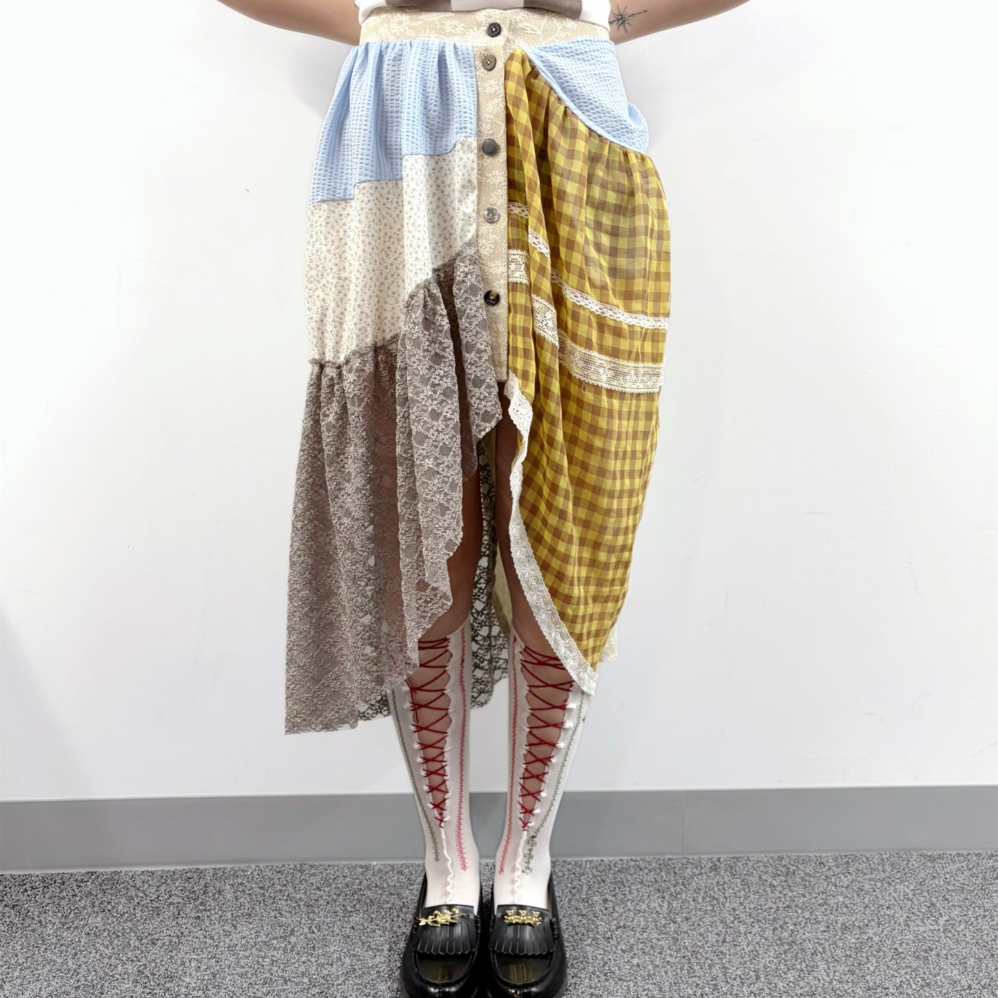 C skirt summer / C / パッチワークスカート