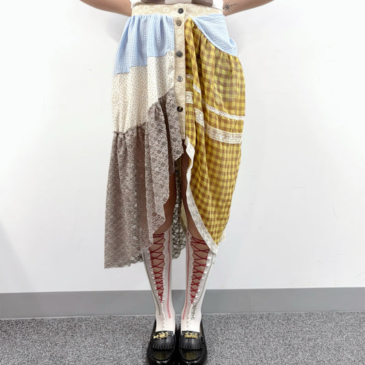 C skirt summer / C / パッチワークスカート