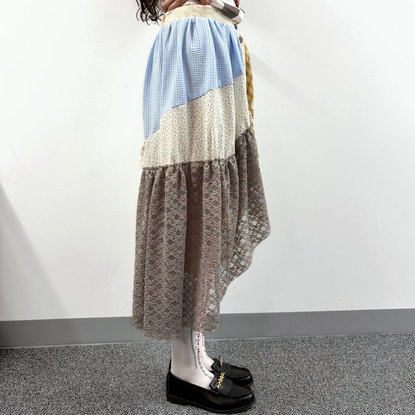 C skirt summer / C / パッチワークスカート