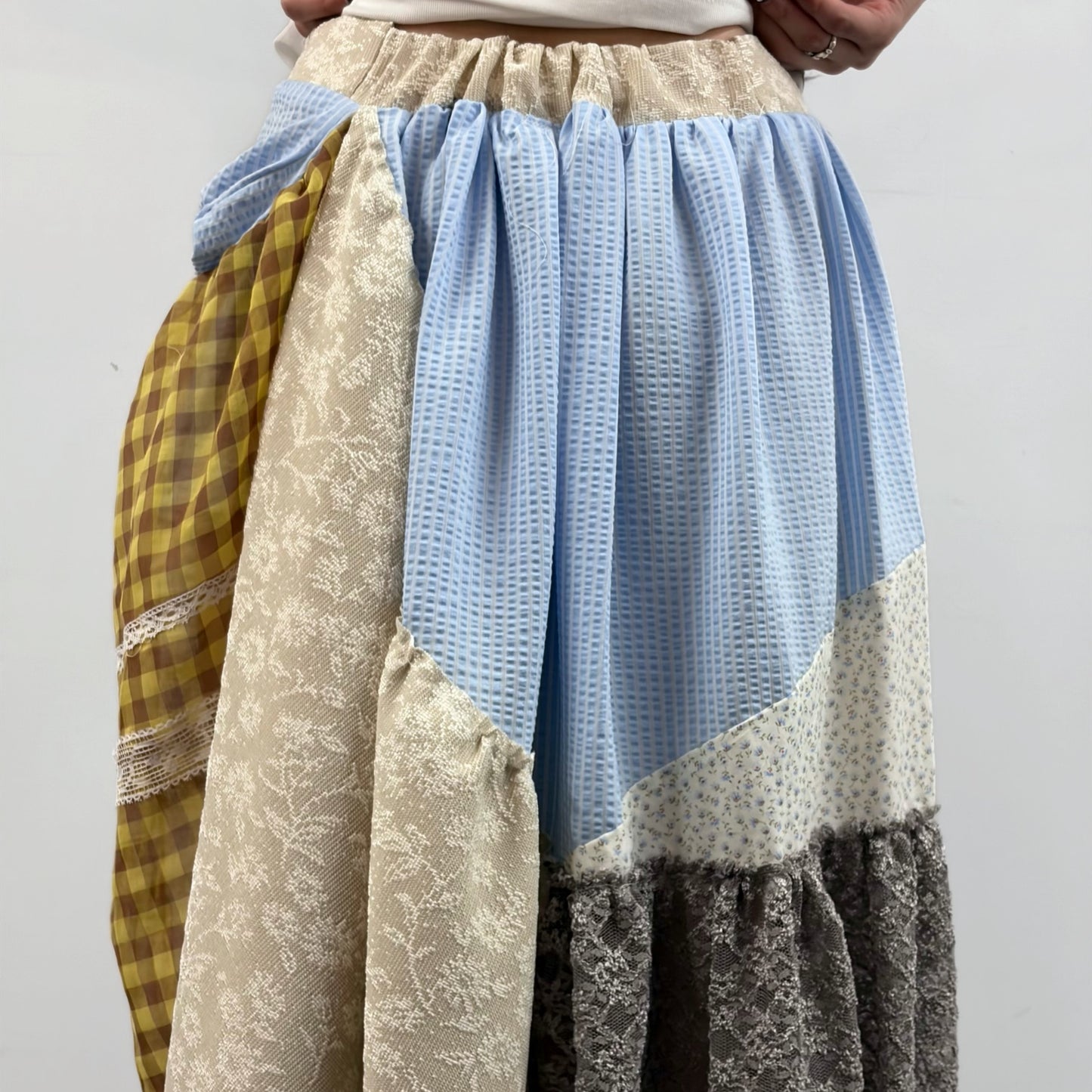 C skirt summer / C / パッチワークスカート