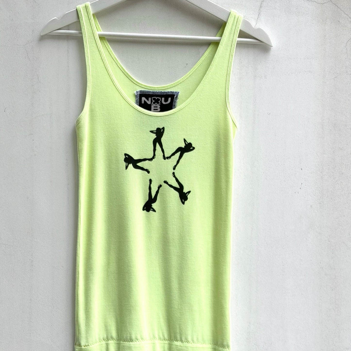 【GATEANDO POR TUS NUBES】TANK TOP DRESS / YELLOW / タンクトップドレス