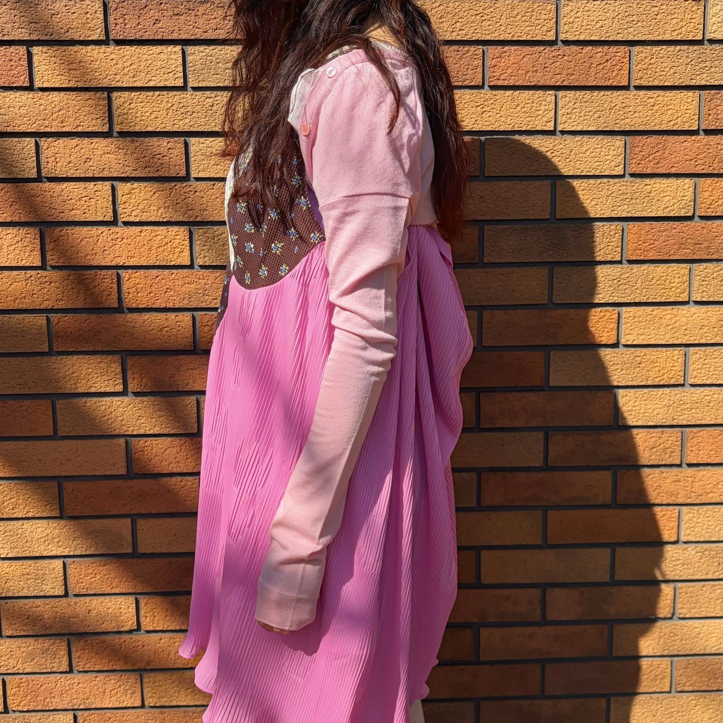 PAM'S CARDIGAN / PINK / クロップカーディガン