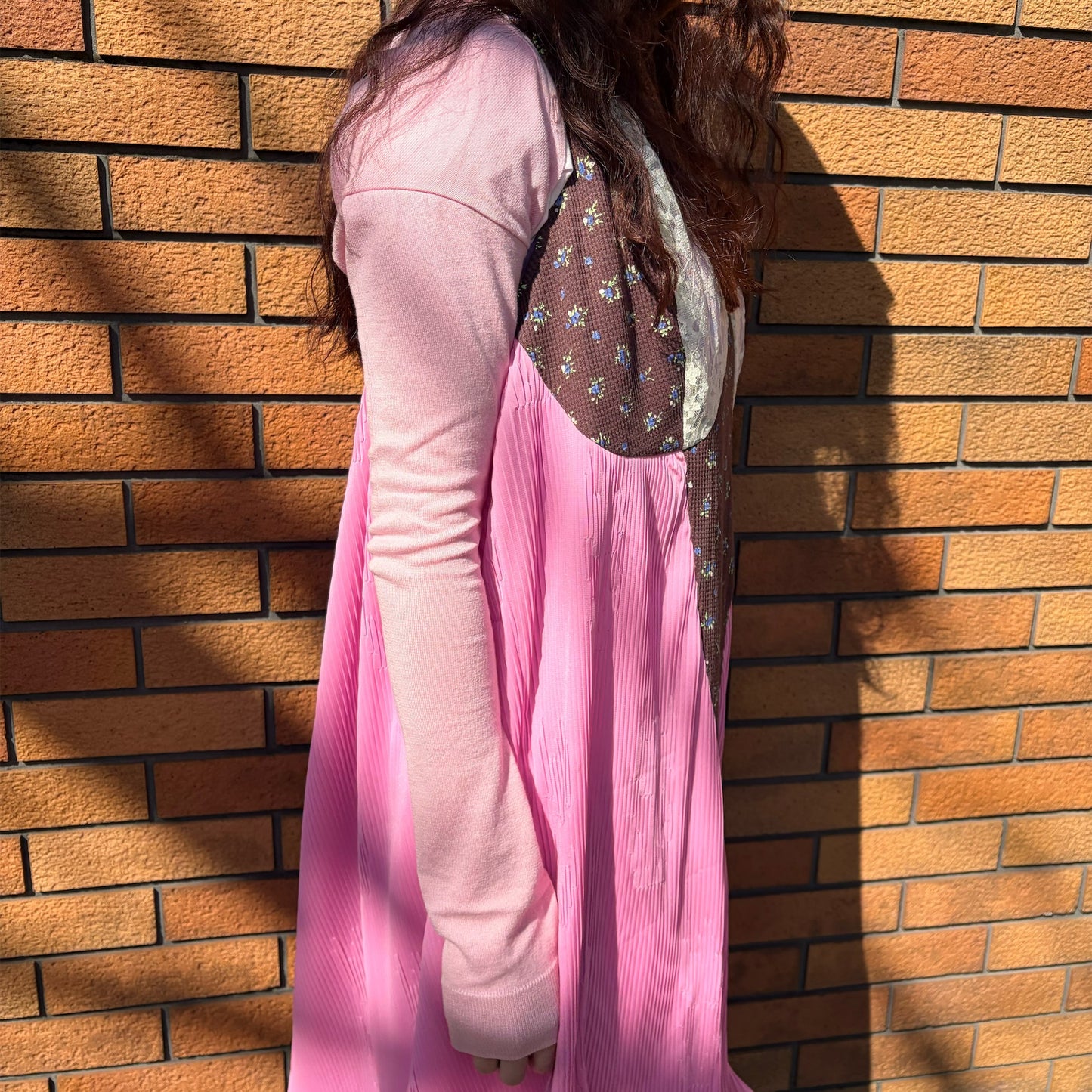 PAM'S CARDIGAN / PINK / クロップカーディガン