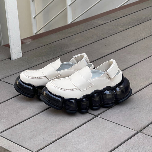 NEW JEWELRY LOAFER / BEIGE × BLACK / MIKIOSAKABEシューズ