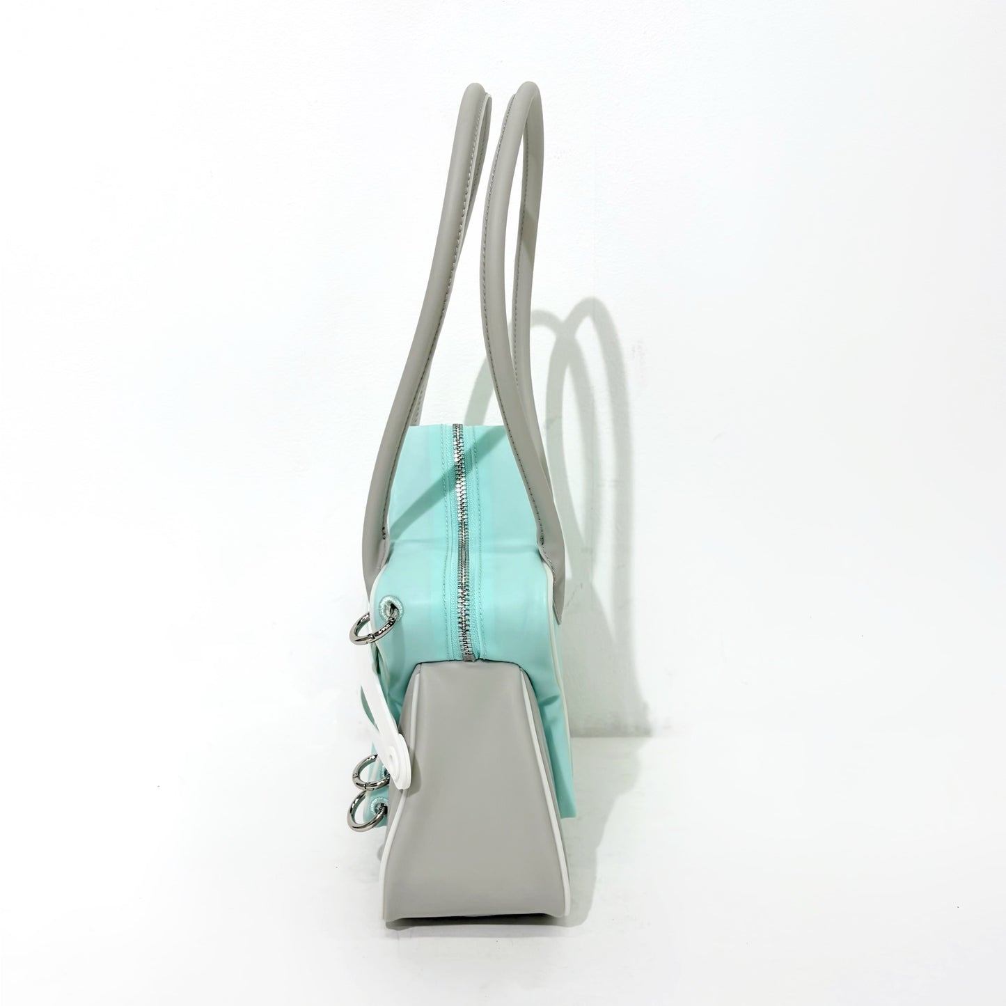 Star hair clip shoulder bag / Grey Mint / スターヘアクリップバッグ