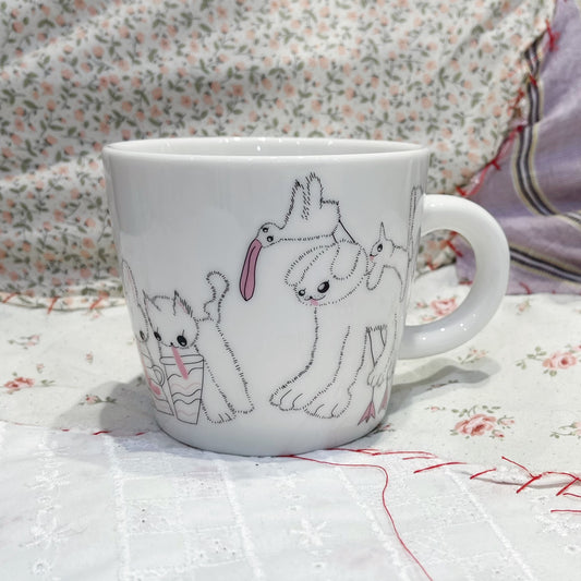 【uou_cute】Mug- animals / マグカップ